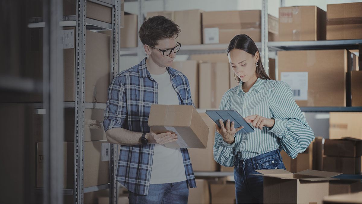 View of a truckload filled with building and construction materials shipment